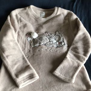 Disney Bambi Thumper "Sweet Dreams" Super Soft Fluffy Minky PJ Top